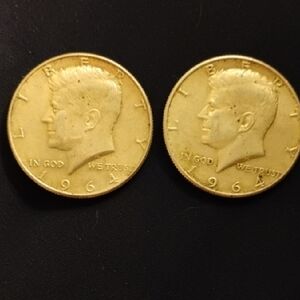 Gold-Toned Coin Cufflinks